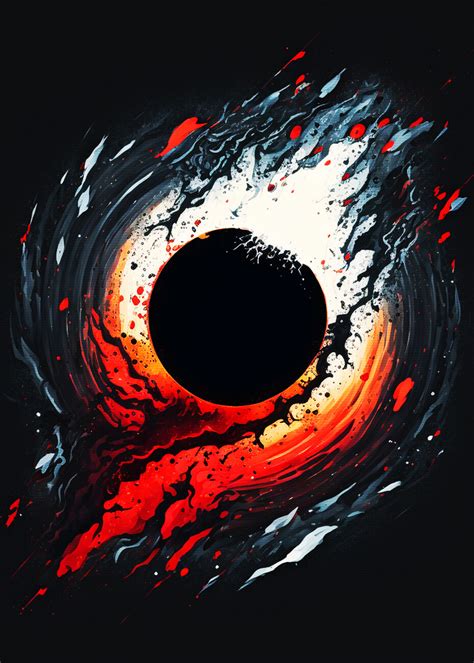 Kunstneriske illustration | Black Hole | Europosters