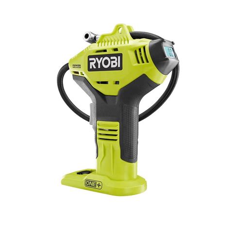 RYOBI 18-Volt ONE+ Lithium-Ion Cordless High Pressure Inflator with Digital Gauge (Tool-Only ...