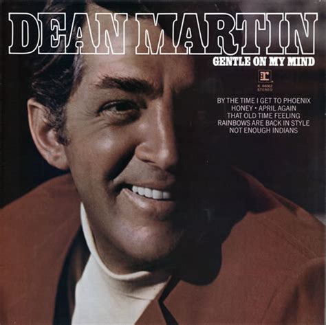 Dean Martin Gentle On My Mind UK vinyl LP album (LP record) (565964)