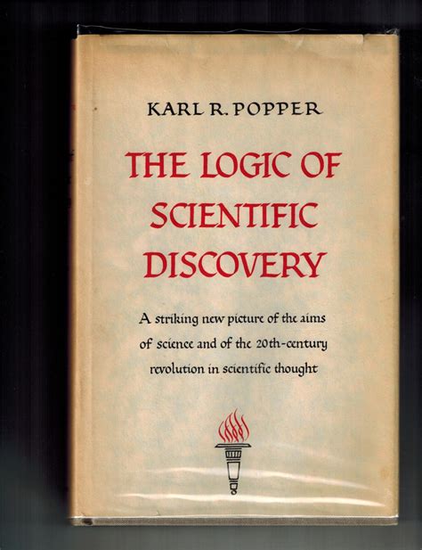 The Logic of Scientific Discovery de Popper, Karl R.: Fine Cloth (1959) First American Edition ...