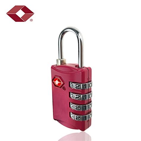 Tsa Approved Luggage Lock 4 Digit Combination TSA Padlock for Suitcase ...