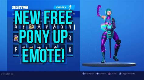 *NEW* FORTNITE PONY UP - OG RIDE THE PONY TRAVERSAL EMOTE! (FREE ...