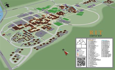 RIT Campus Map on Behance