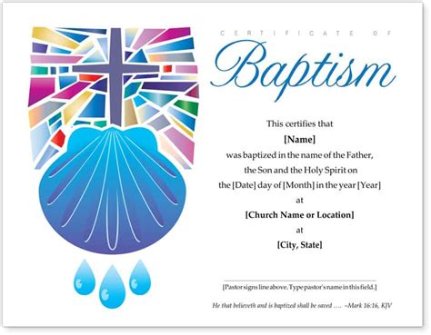 Christian Certificate Templates