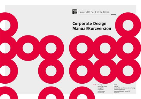 Berlin University of the Arts | PDF document | Branding Style Guides