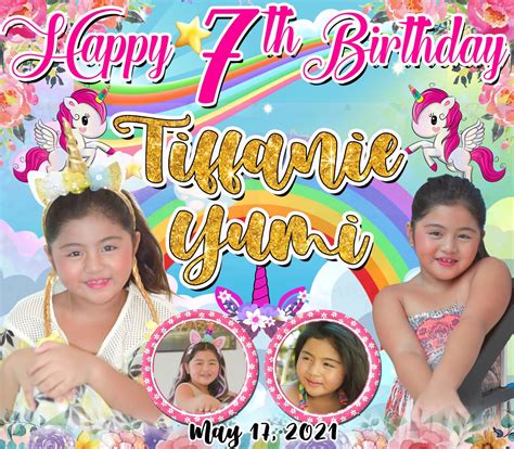 unicorn tarpaulin template