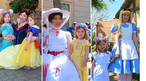 Disney Princess Meet and Greets Epcot! - YouTube