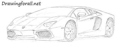 9-lamborghini-drawing - Artly