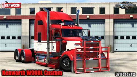 Kenworth W900L Custom v1.7 By ReneNate (1.47.x) for ATS | Kenworth trucks, American truck ...