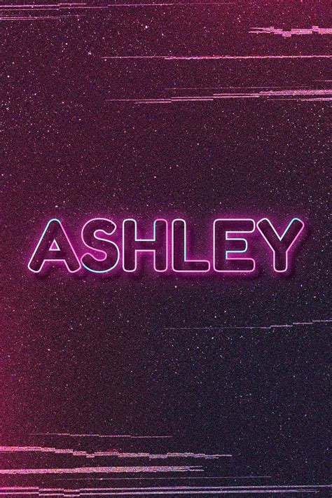 Download free image of Ashley name typography word art vector by Wan ...