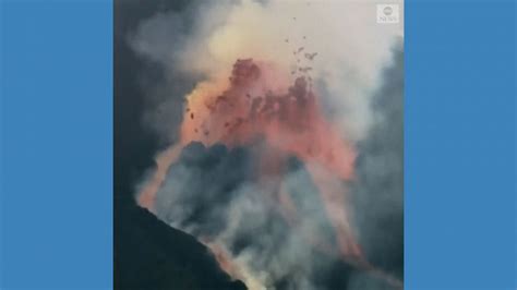 Video La Palma volcano continues to erupt - ABC News