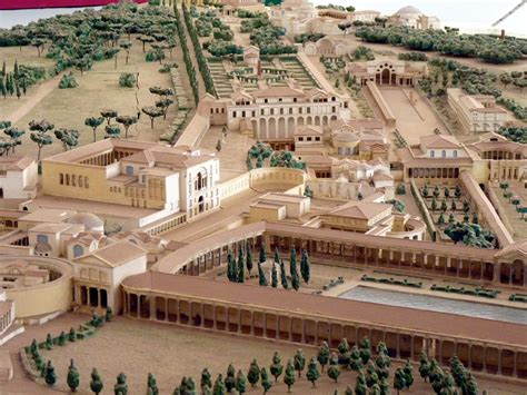 Rome - Hadrian's Villa at Tivoli, model (3) | Ancient roman houses, Roman architecture, Ancient ...