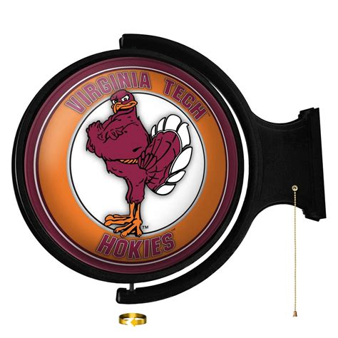 Virginia Tech Hokies Mascot Logo Rotating Lighted Wall Sign, NCVTCH-115-02