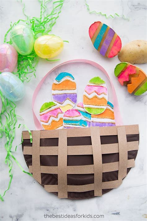 Easter Paper Plate Basket - The Best Ideas for Kids