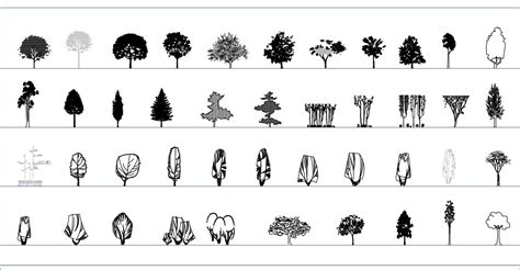 005-Vegetation-Cad-Blocks-Trees-Elevation – 3dshopfree