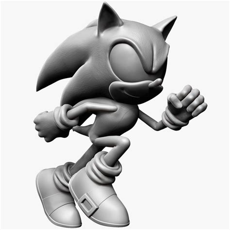 3d model sonic hedgehog