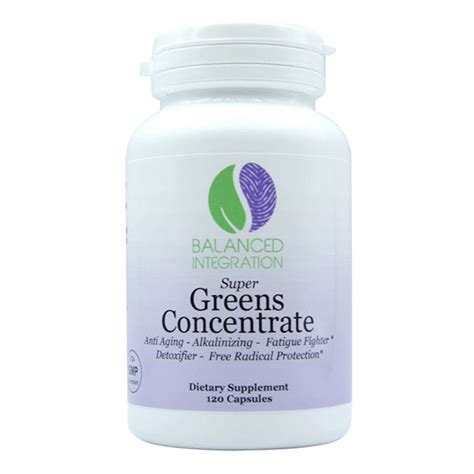 Super Greens Capsules - Alternative & Naturopathic Medicine in Ann ...