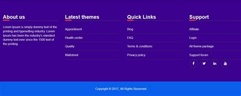 15 Best Free Bootstrap Footer Examples 2019 - Colorlib