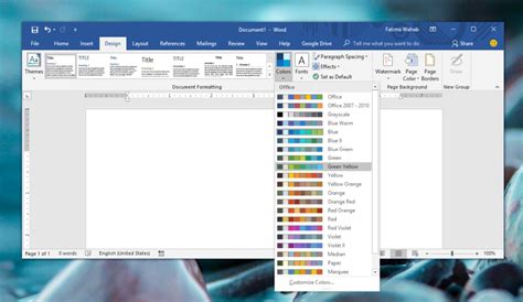 How To Customize A Color Scheme In Microsoft Office