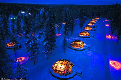 Kakslauttanen Hotel & Igloo Village in Saariselkä offers the best view of the Northern Lights ...