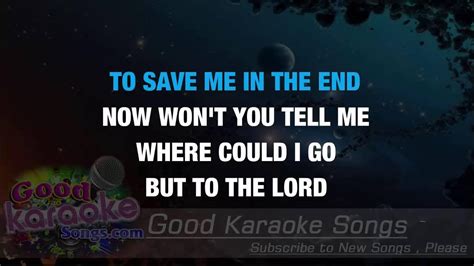 Where Could I Go But To The Lord - Gaither Vocal Band ( Karaoke Lyrics ) - YouTube