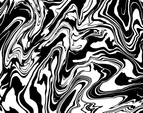 Black And White Abstract Art Wallpaper