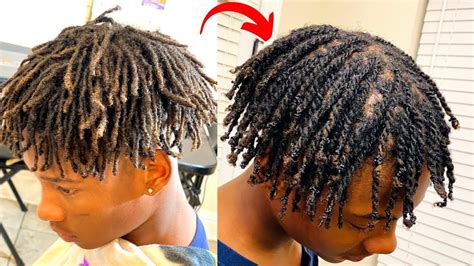 Easy Easy Easy Perfect Two strand twist on DREADLOCKS + 🧬Retwist‼️ - YouTube