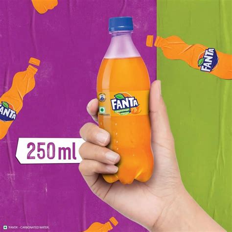 Orange 250ml Fanta Carbonated Soft Drink, Liquid, Packaging Type: Bottle at Rs 16.35/bottle in ...
