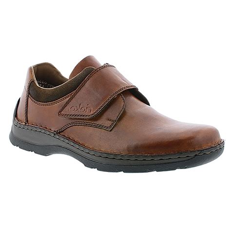 Rieker Mens Tan Casual Velcro Shoes 05359-24