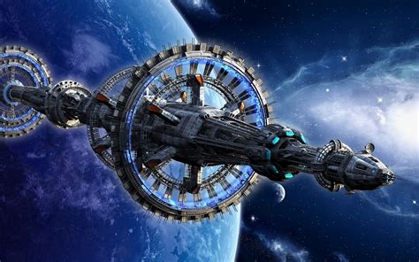 spaceship, Space Station, Science Fiction Wallpapers HD / Desktop and ...