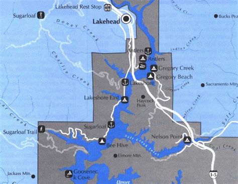 Shasta Lake Maps - ShastaLake.com