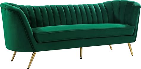 This is the Mama Sofa of The Curvy Sofa Trend family. | Love seat, Velvet loveseat, Green velvet ...