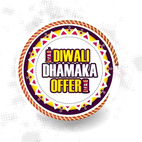 Premium Vector | Diwali dhamaka offer sale poster, banner.