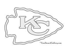 Kansas City Chiefs Logo Coloring page | Cricut | Pinterest | Kansas City Chiefs, Kansas city ...