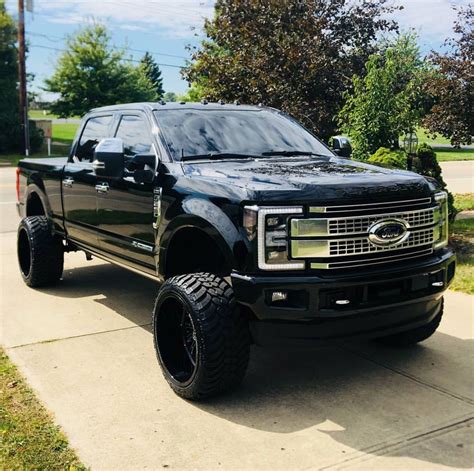 The perfect blacked out lifted Ford f 250 platinum power stroke diesel Ford Pickup Trucks ...