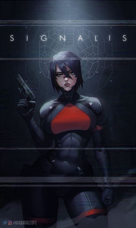 Wallpaper : signalis, pistol, short hair, EULR, fan art, vertical 1415x2362 - Ivayla - 2195513 ...