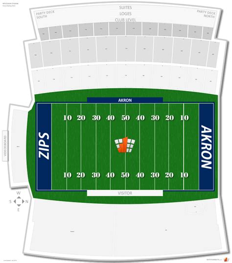 Ysu Football Stadium Seating Chart: A Visual Reference of Charts ...