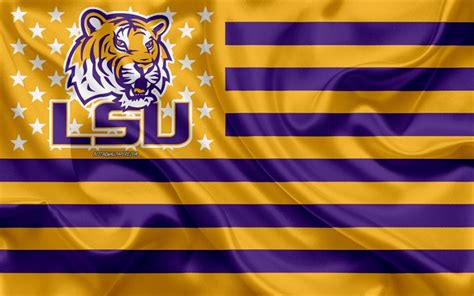 Download wallpapers LSU Tigers, American football team, creative ...