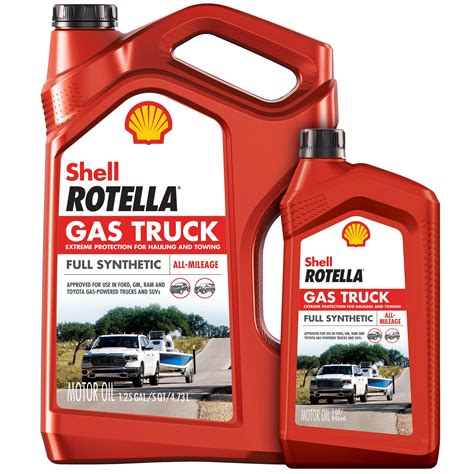 Shell Lubricants full synthetic motor oil for gas trucks