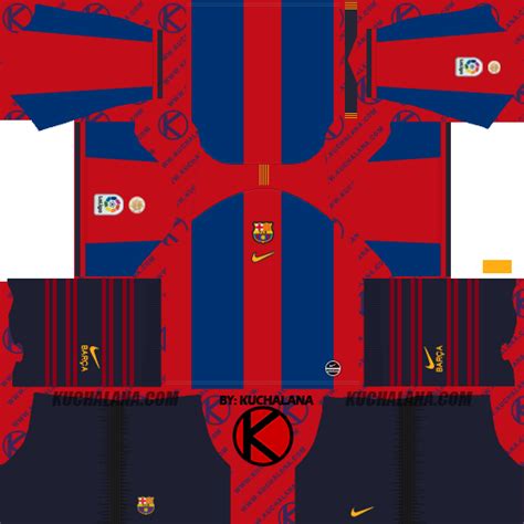 Barcelona vs Real Madrid El Clasico Kits 2019 - Dream League Soccer Kits - Kuchalana