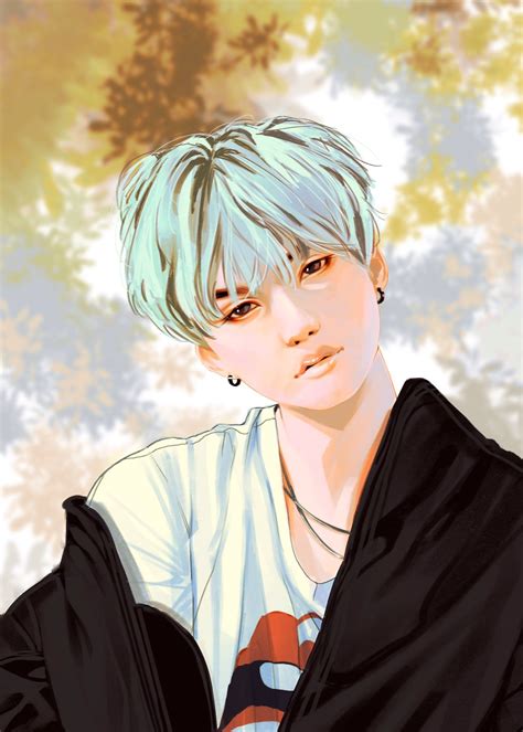 #Suga #Yoongi #BTS | Fanart, Dibujos, Portadas