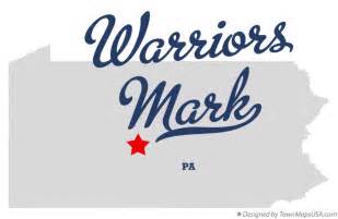 Map of Warriors Mark, PA, Pennsylvania