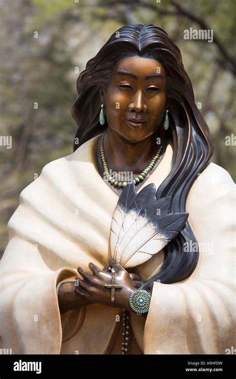 Statue of Kateri Tekakwitha Stock Photo - Alamy