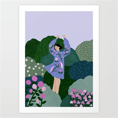 Floral Dreams Art Print by constanzaillustrates | Society6