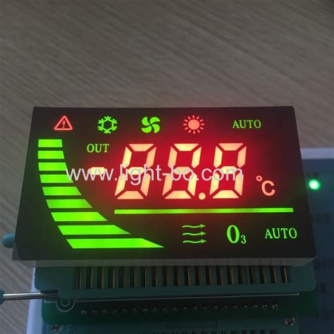 Customized 7 Segment LED Display Module for Automotive Instrument Panel manufacturers and ...