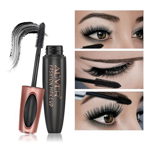 Aliexpress.com : Buy Aliver 13g Black 4d silk fiber eyelash mascara Pro ...