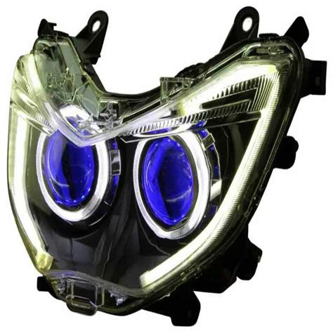 Motorcycle Headlight Assembly HID LED Headlamp Front Head Lamp Light ...