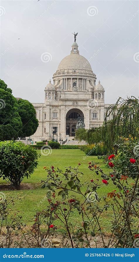 Historical Building, Victoria Memorial, Kolkata, India Stock Photo ...