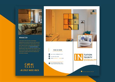 Home Interior Trifold Brochure on Behance