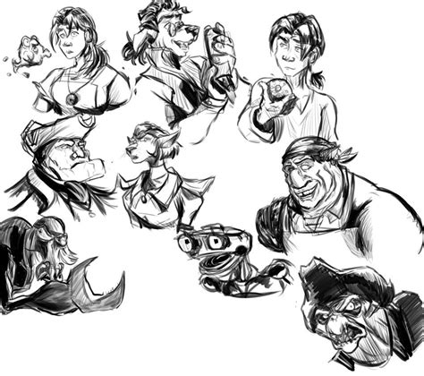 Treasure planet characters by Wroogywolf on DeviantArt